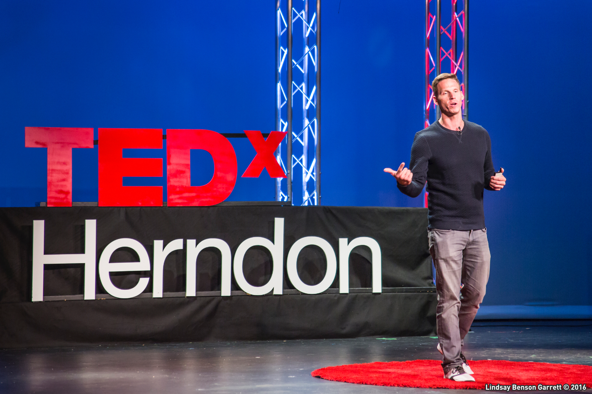 Mike Dieterich delivering a TEDx talk